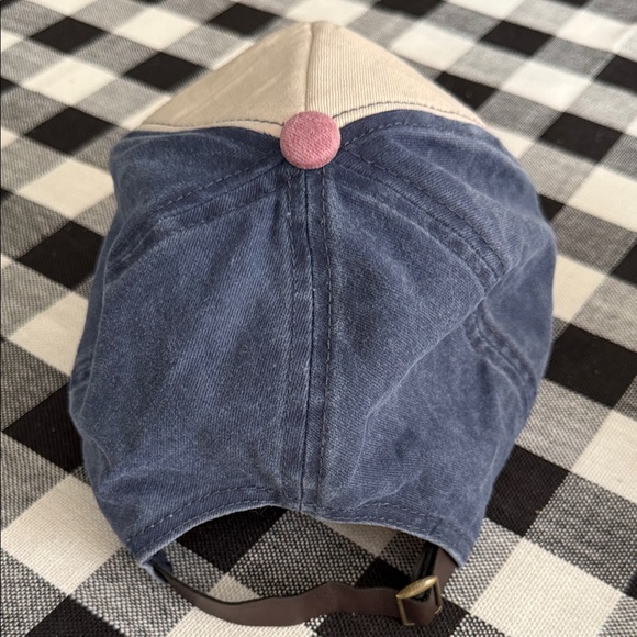 Salty Vibes Two-Tone Cap - Cream and Burgundy - Picture 6 of 9